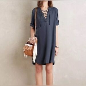 green emerald velvet dress Cloth & stone chambray cut out dress